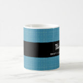 Bester Ehemann überhaupt blau und schwarzer Kaffeetasse (Mittel)