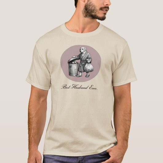 Bester Ehemann überhaupt Hund - Lustiger Retriever T-Shirt (Vorderseite)