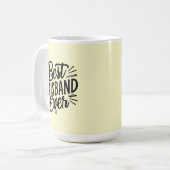 Bester Ehemann überhaupt Kaffeetasse (Vorderseite Links)