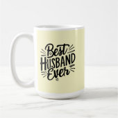 Bester Ehemann überhaupt Kaffeetasse (Links)
