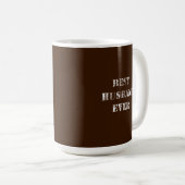 Bester Ehemann überhaupt Kaffeetasse (VorderseiteRechts)