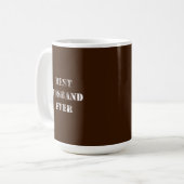 Bester Ehemann überhaupt Kaffeetasse (Vorderseite Links)