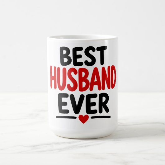 Bester Ehemann überhaupt Kaffeetasse (Mittel)