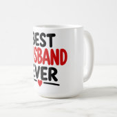 Bester Ehemann überhaupt Kaffeetasse (VorderseiteRechts)