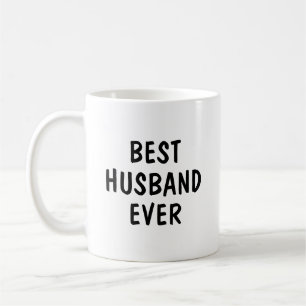Bester Ehemann überhaupt Minimalistische Typografi Kaffeetasse