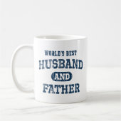 Bester Ehemann und Vater der Welt Apron Kaffeetasse (Links)