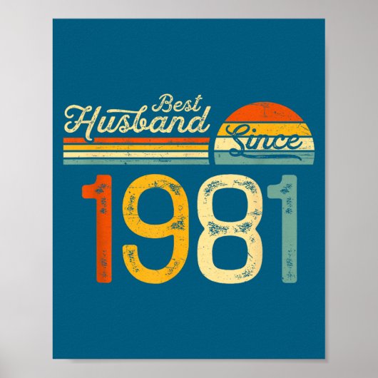Bester Ehemann zum 45. Hochzeitstag seit Poster (Vorne)