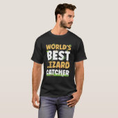 Bester Eidechsenfänger der Welt Kinder Eidechsenjä T-Shirt (Vorne ganz)