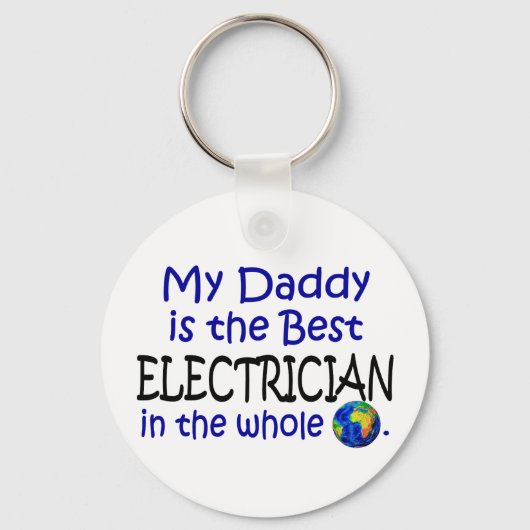 Bester Elektriker der Welt (Daddy) Schlüsselanhänger (Vorderseite)