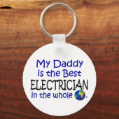 Bester Elektriker der Welt (Daddy) Schlüsselanhänger (Vorderseite)