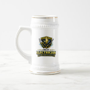 Bester Elektriker in der USA Bierstein Bierglas