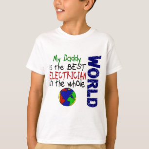Bester Elektriker in Welt 2 (Vati) T-Shirt