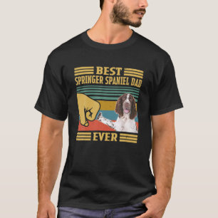 Bester Englisch Springer Spanischer Vater je Vinta T-Shirt