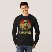 Bester englischer Cocker Spanischer Vater je Dog R T-Shirt (Vorne ganz)