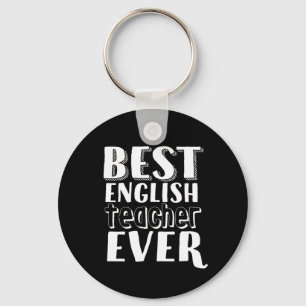 Bester Englischlehrer je Lehrertagsgeschenk Schlüsselanhänger
