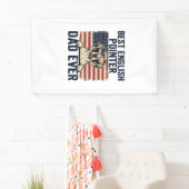 Bester English-Pointer-Vater jemals Patriotischer Banner (Insitu)