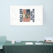 Bester English-Pointer-Vater jemals Patriotischer Banner (Messeveranstaltung)