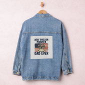 Bester English-Pointer-Vater jemals Patriotischer  Jeansjacke (Hangar)