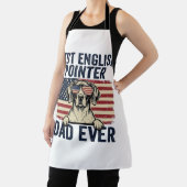 Bester English-Pointer-Vater überhaupt Patriotisch Schürze (InSitu)