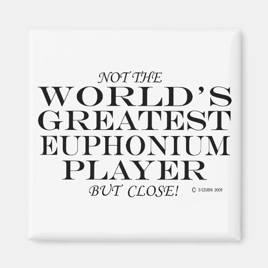 Bester Euphonium-Player Nah Magnet (Vorne)