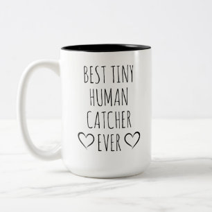 Bester Fänger für kleine Menschen überhaupt, Hebam Zweifarbige Tasse