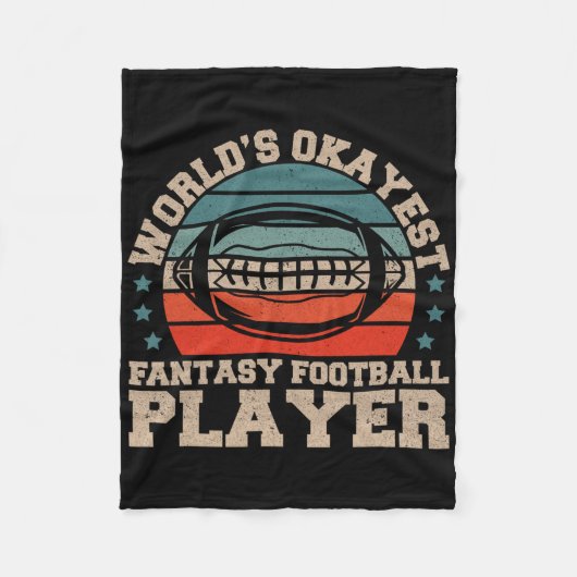 Bester Fantasy-Football-Spieler der Welt Fantasy F Fleecedecke (Vorderseite)