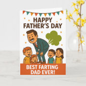 Bester Farbeffekt Vater aller glücklichen Väter Ta Karte (Gelbe Blume)