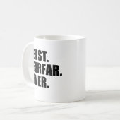 Bester Farfar überhaupt schwedischer Großvater Kaffeetasse (Vorderseite Links)