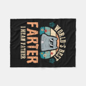 Bester Farter I Gemein Vater Bester Katzen Vater j Fleecedecke (Vorderseite (Horizontal))