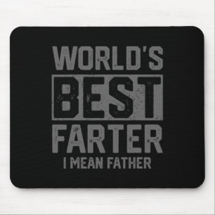 Bester Farter I Gemein Vatermütter Tag für Vater Mousepad