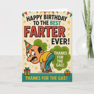 Bester Farter je Danke für das Gas! Karte