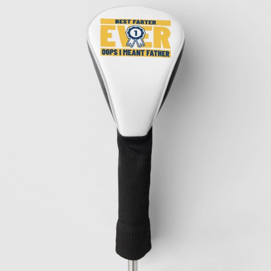 Bester Farter je Oops ich meinen Vater Golf Headcover (Vorderseite)