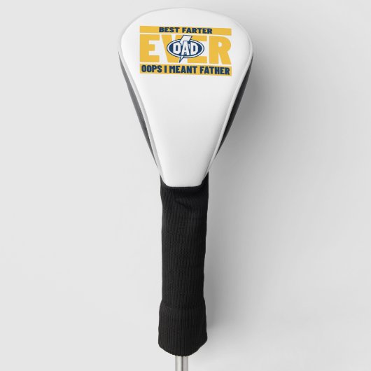 Bester Farter je Oops ich meinen Vater Golf Headcover (Vorderseite)