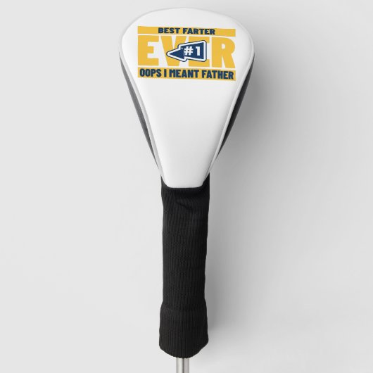 Bester Farter je Oops ich meinen Vater Golf Headcover (Vorderseite)