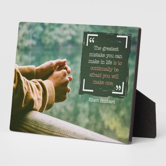 Bester Fehler im Leben Fotoplatte (Seite)