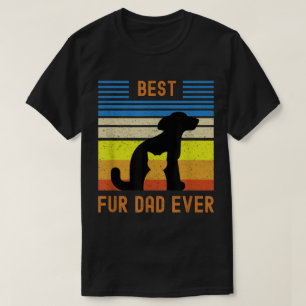 Bester Fell-Vater Aller Zeiten Retro-Haustier-Desi T-Shirt