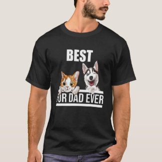 Bester Fellvater Aller  Haustier  Vater Bester Hun T-Shirt