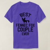 Bester Fennec Fox Couple Ever T-Shirt (Design vorne)