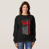 Bester Feuerwehrmann Lowchen Mutter Vater jemals U Sweatshirt (Vorne ganz)