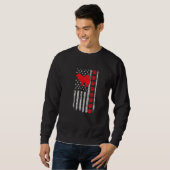 Bester Feuerwehrmann Samoyed-Mutter-Vater-aller-Ze Sweatshirt (Vorne ganz)