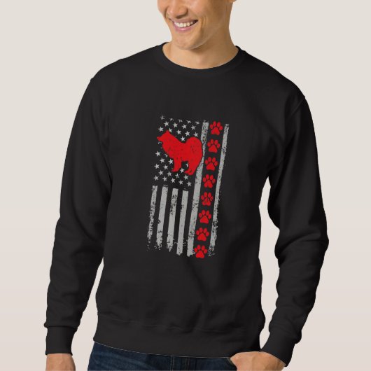 Bester Feuerwehrmann Samoyed-Mutter-Vater-aller-Ze Sweatshirt (Vorderseite)