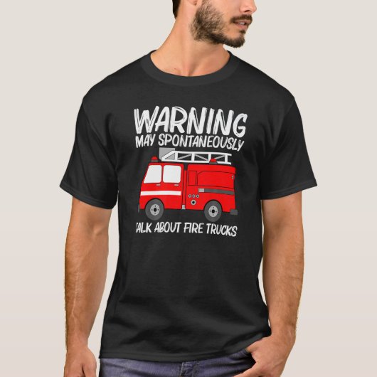 Bester Feuerwehrwagen für Männer Frauen Feuerwehr T-Shirt (Vorderseite)