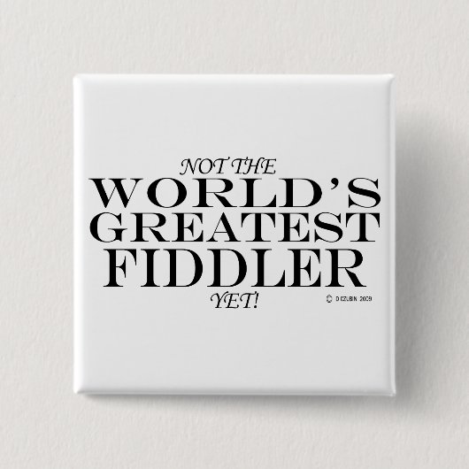 Bester Fiddler Button (Vorderseite)