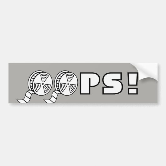 Bester Film - OOPS! Autoaufkleber (Vorne)