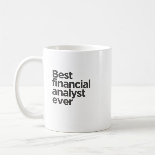 Bester Finanzanalyst Aller Zeiten Kaffeetasse (Links)