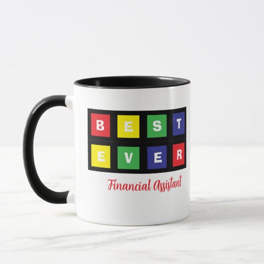 Bester Finanzassistent aller Zeiten Kaffeetasse (Links)