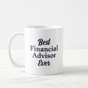 Bester Finanzberater Aller Zeiten Tasse mit Defini