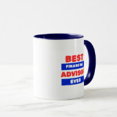 Bester Finanzberater Ever Kaffeetasse (VorderseiteRechts)
