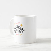 Bester Finanzberater Kaffeetasse (Vorderseite Links)