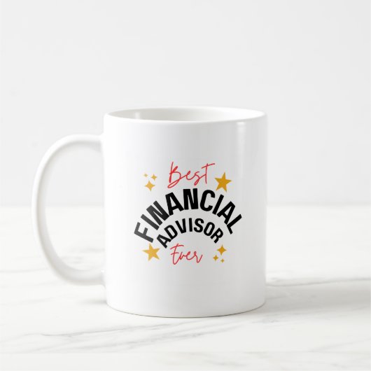 Bester Finanzberater Kaffeetasse (Links)